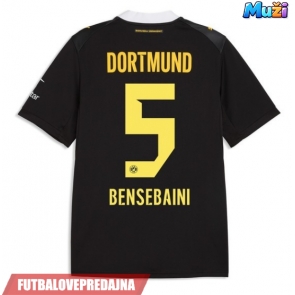 Lacne Muži Futbalové dres Borussia Dortmund Ramy Bensebaini #5 2026-27 Krátky Rukáv - Preč